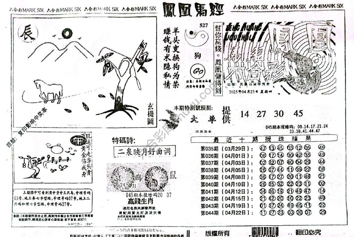 凤凰马经