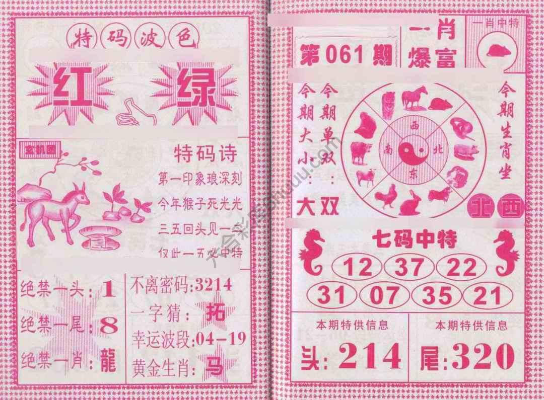 一肖爆富