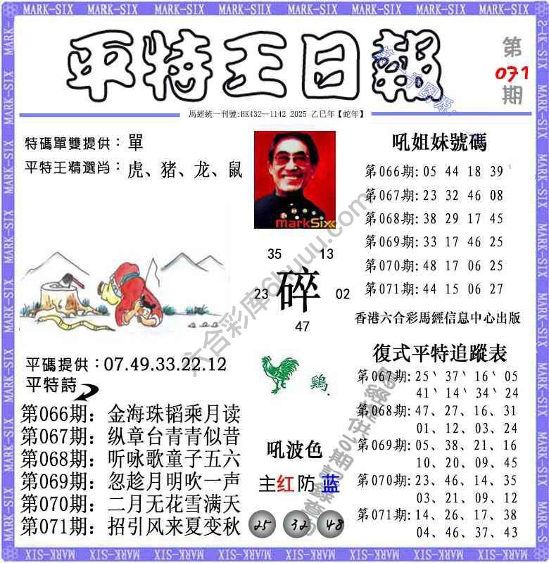平特王日报
