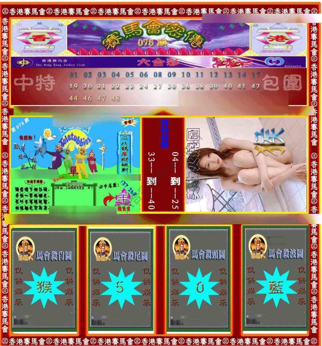 赛马会密传