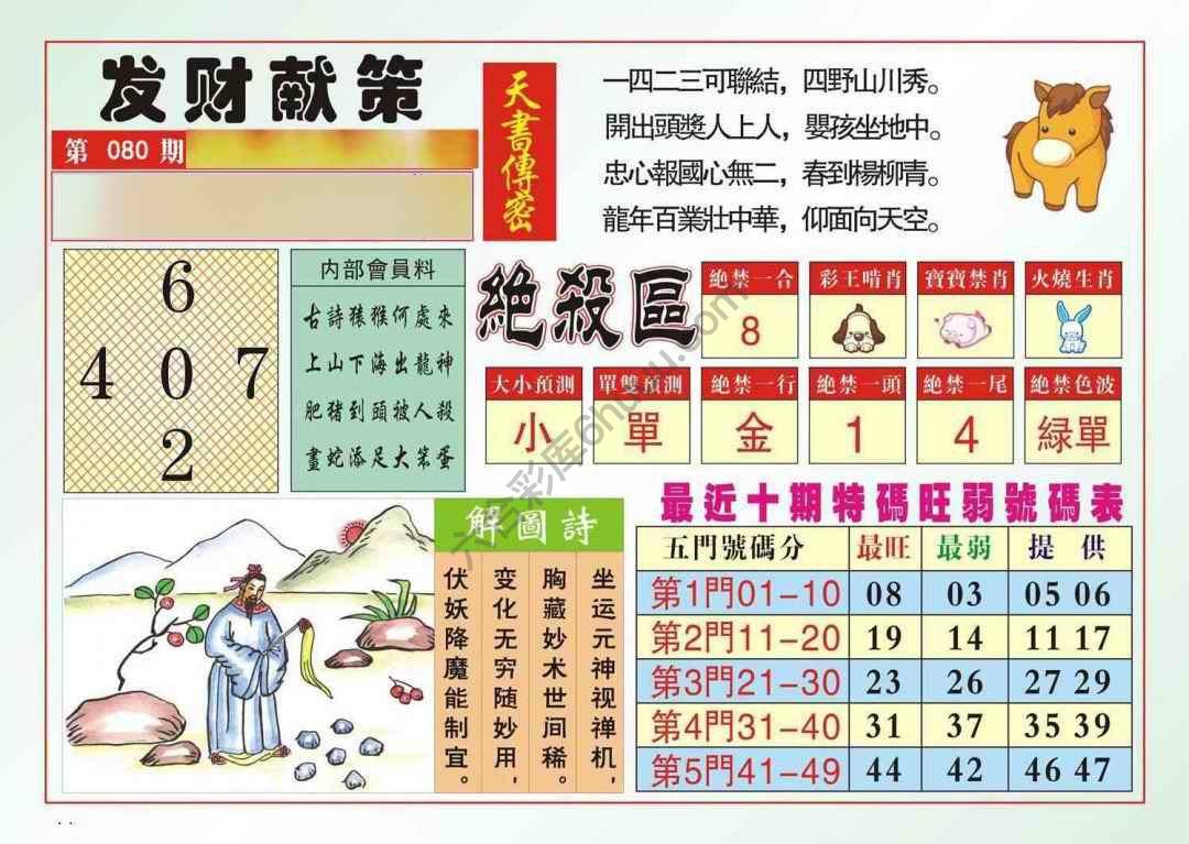 发财献策