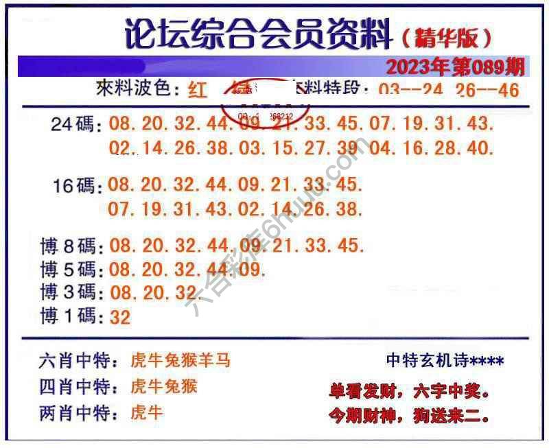 综合会员资料