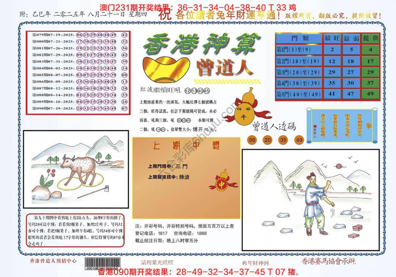 香港神算曾道人