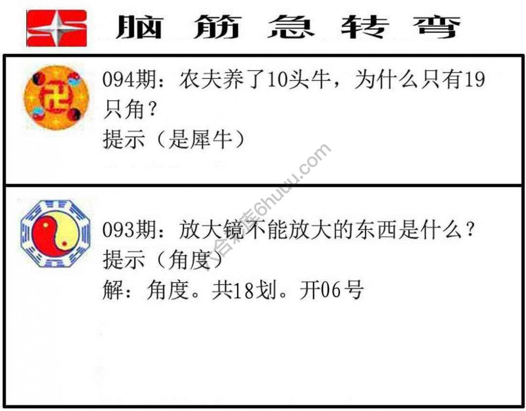 脑筋急转弯