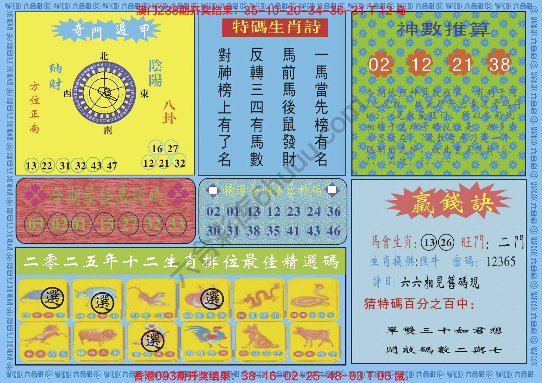 黄大仙灵码