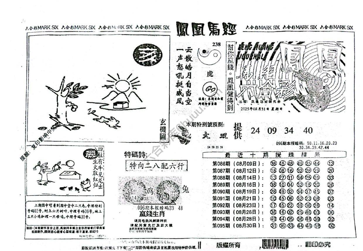 凤凰马经