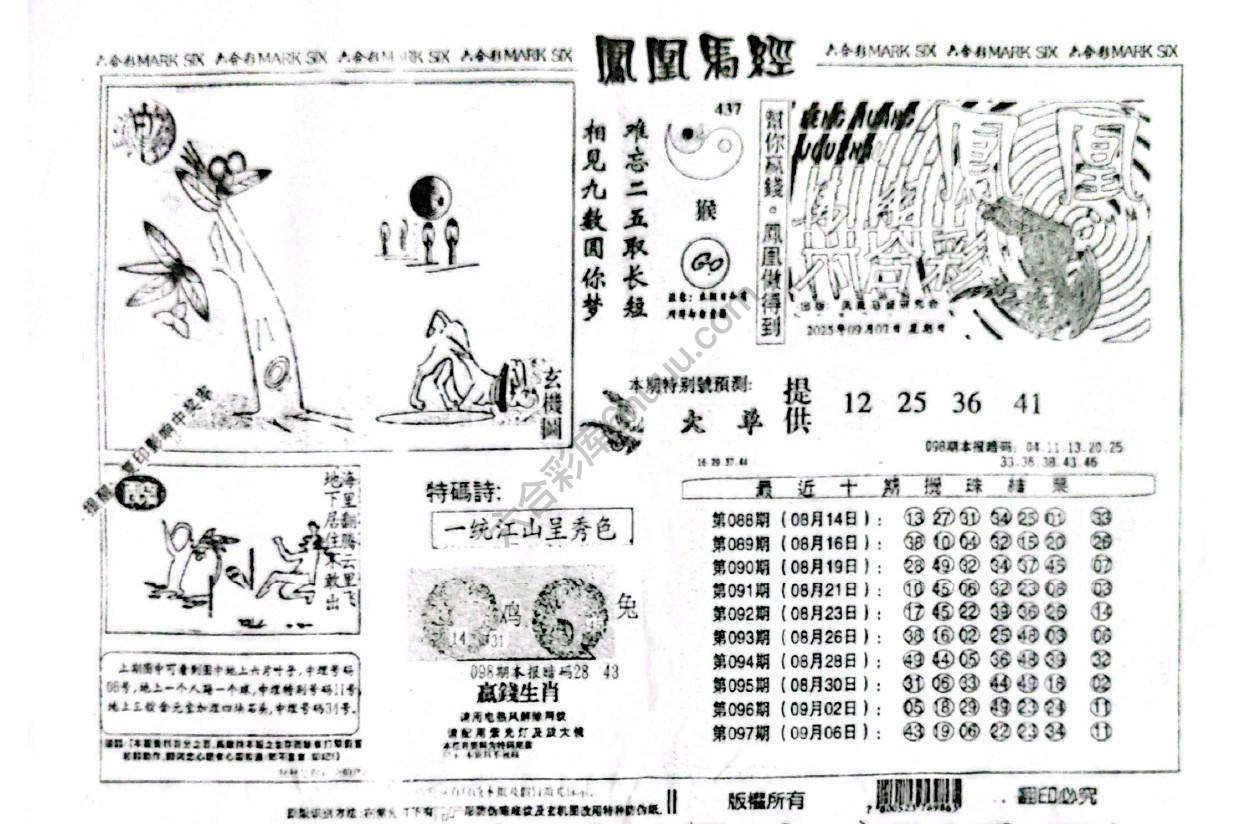 凤凰马经