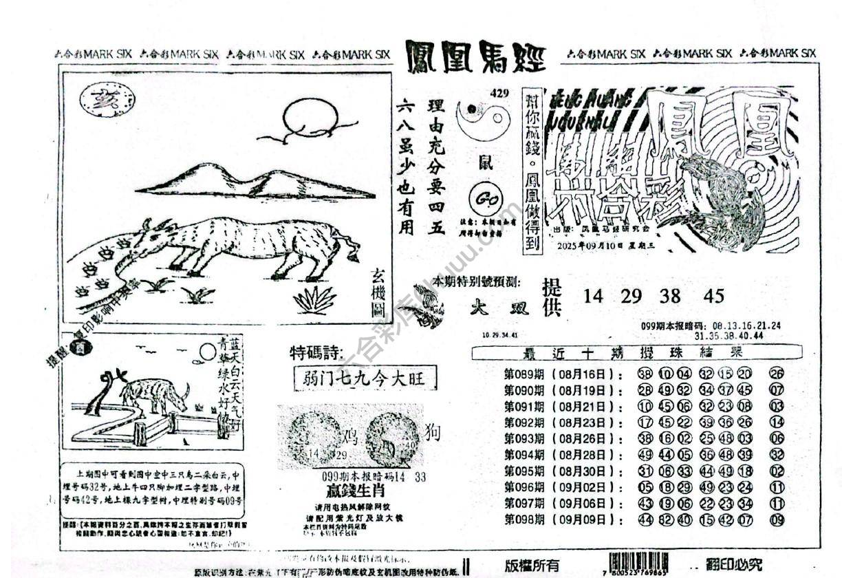 凤凰马经