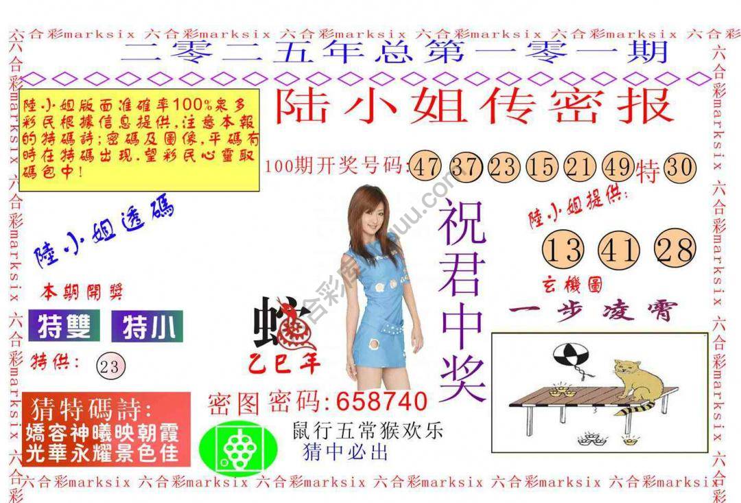 陆小姐传密