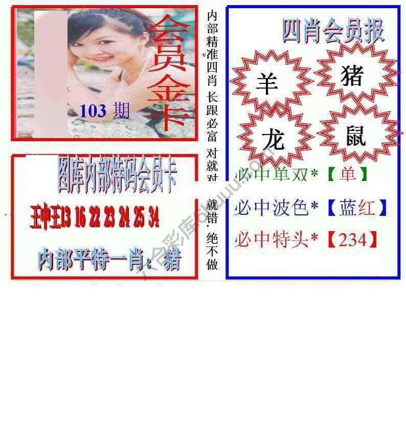 马经四肖会员报