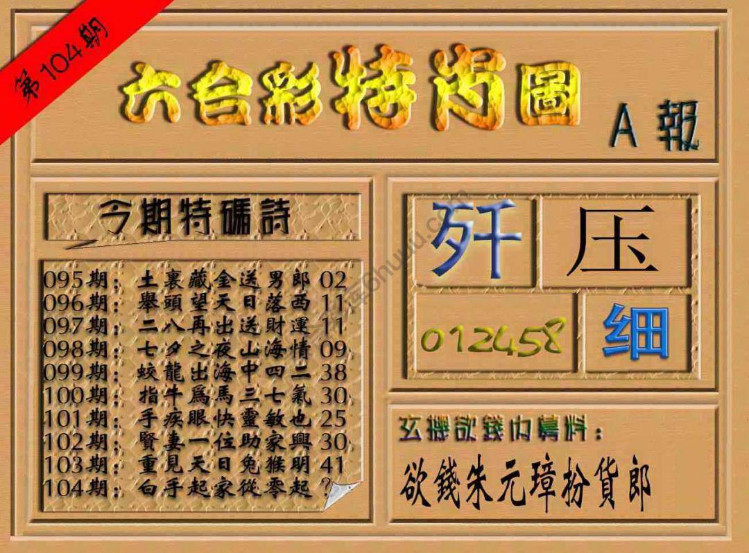 六合彩特肖图