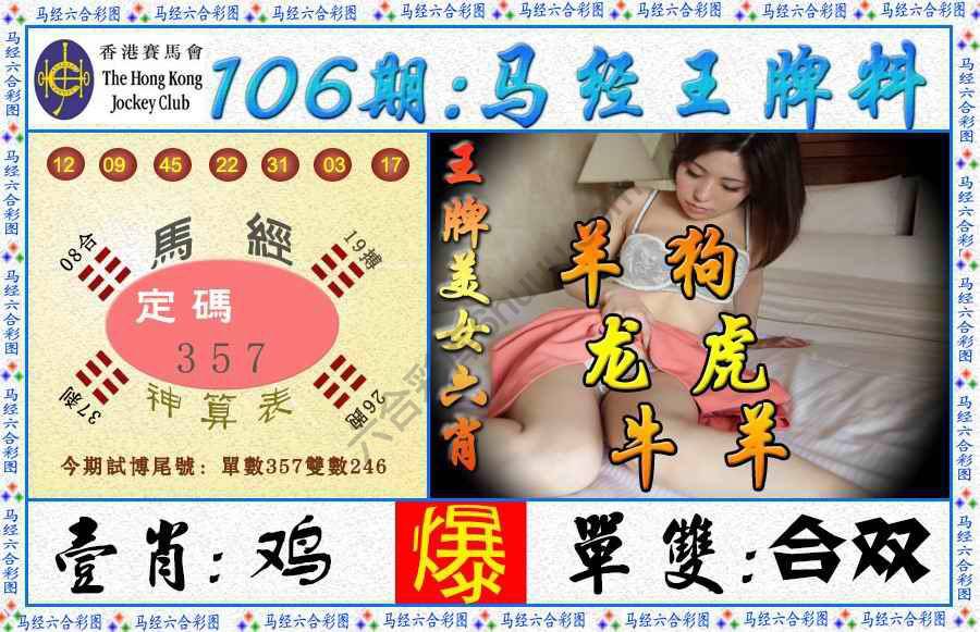 马经王牌料