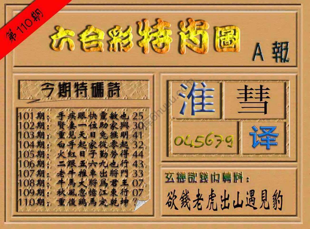 六合彩特肖图