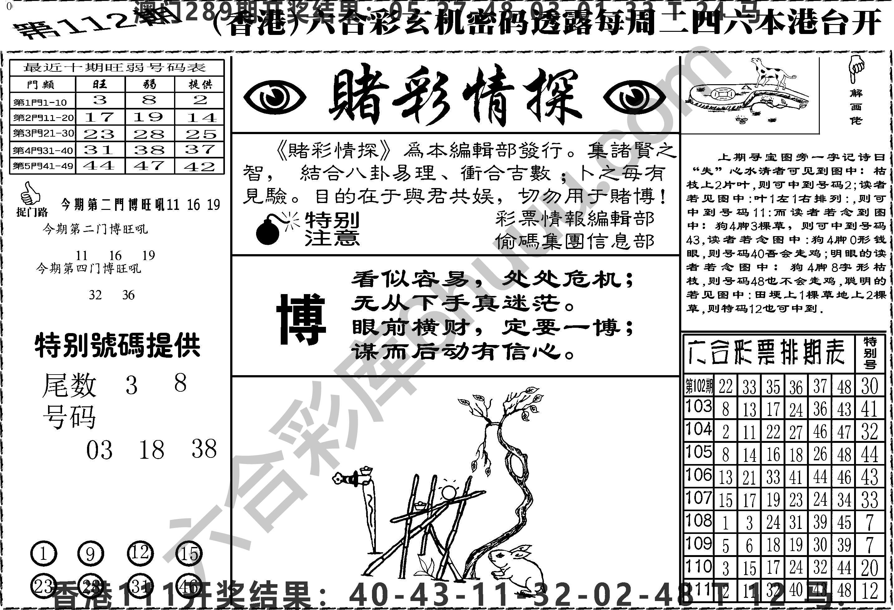 赌彩情探