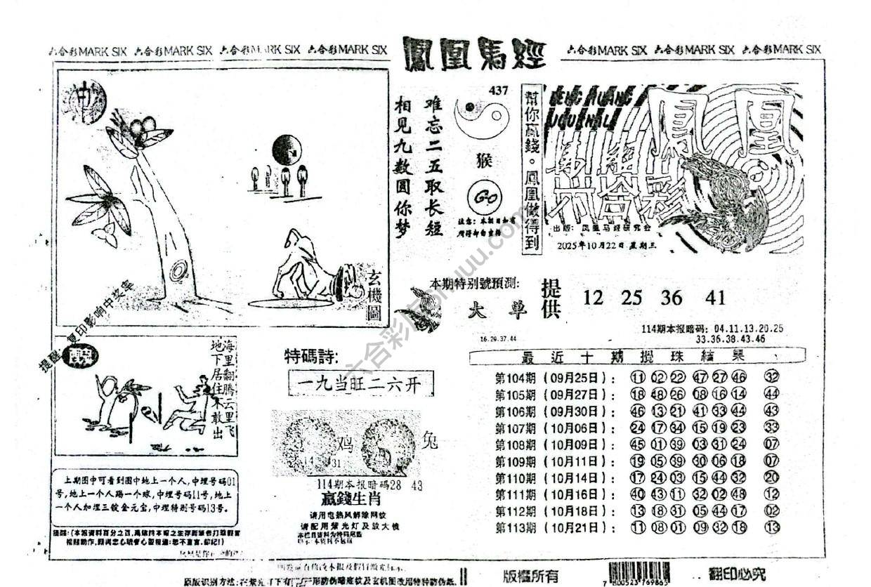 凤凰马经