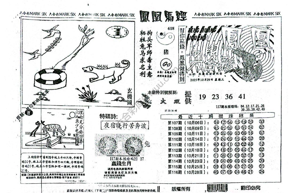 凤凰马经