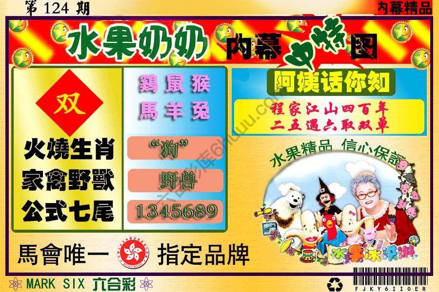 水果奶奶内幕中特图
