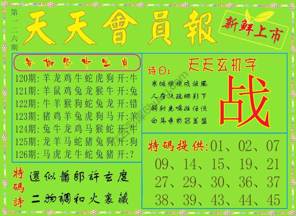 天天会员报