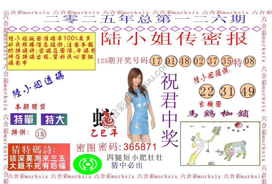 陆小姐传密