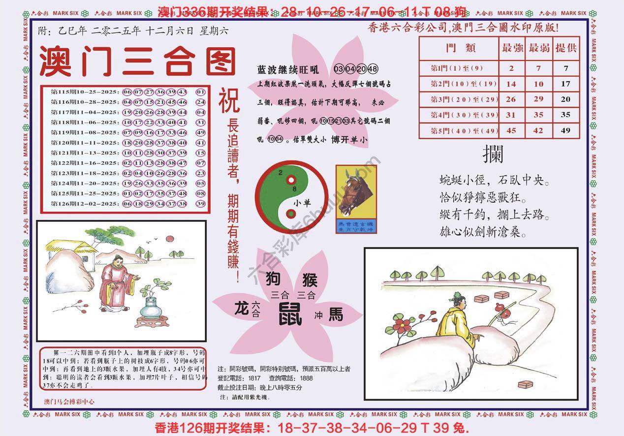 澳门三合图
