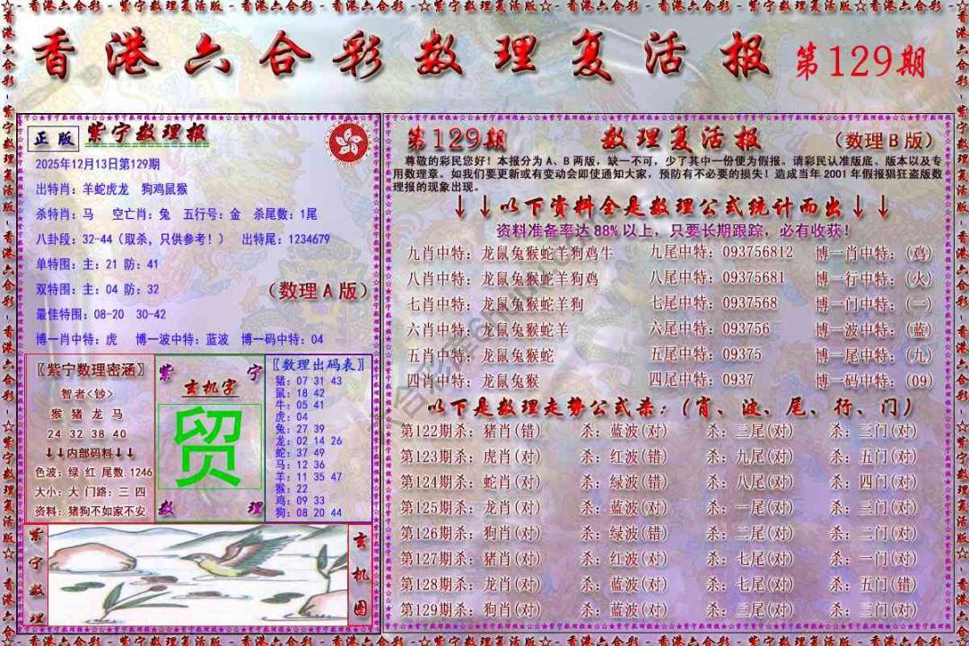 数理复活报