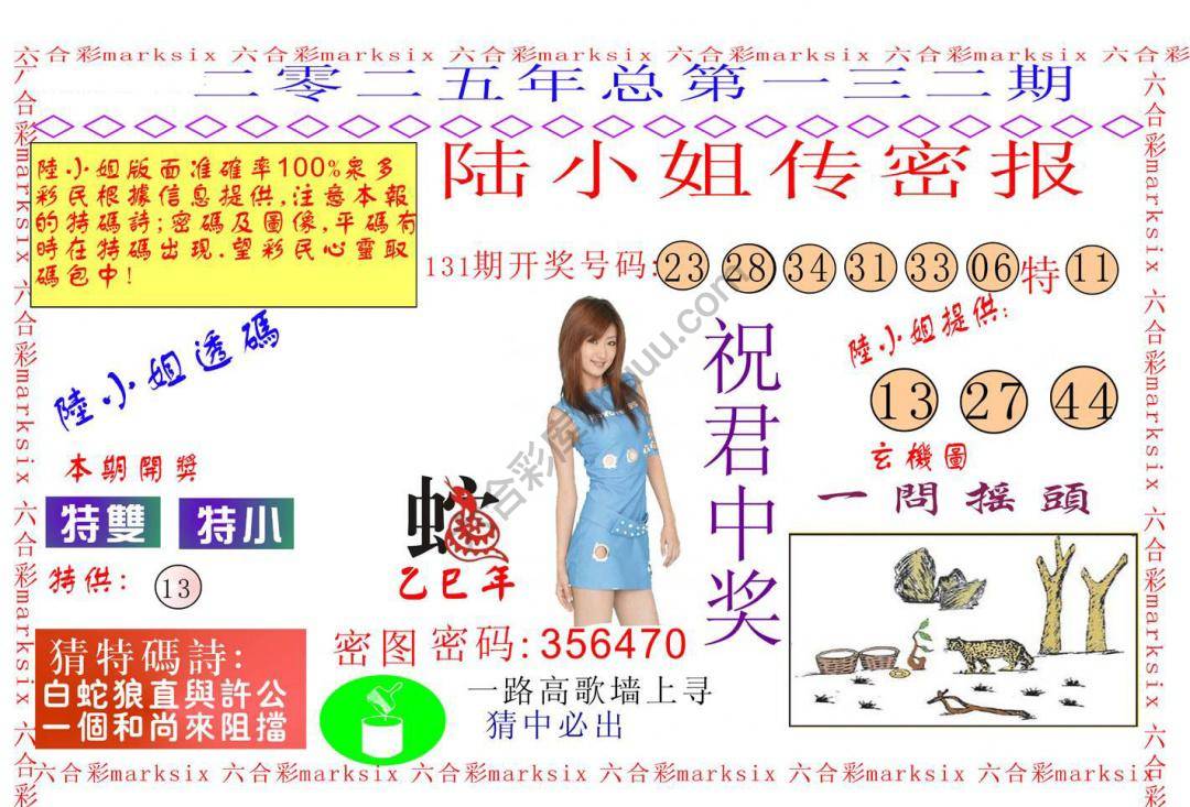 陆小姐传密