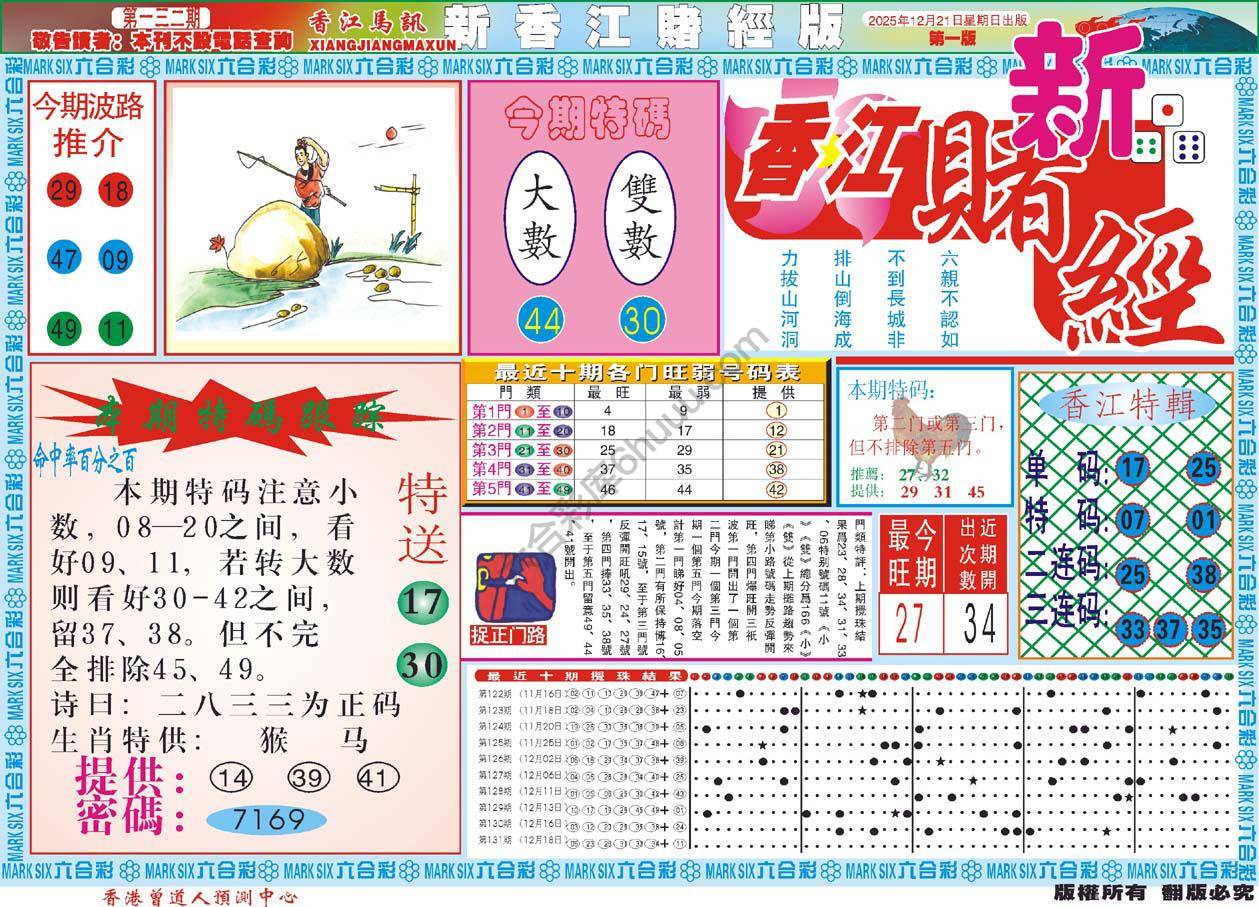 新香江赌经