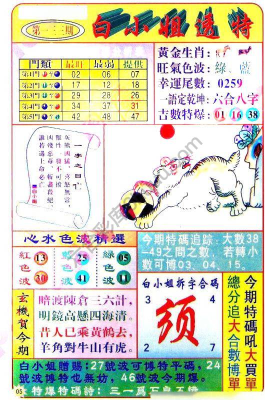 白小姐透特