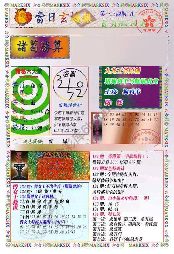 当日玄机报