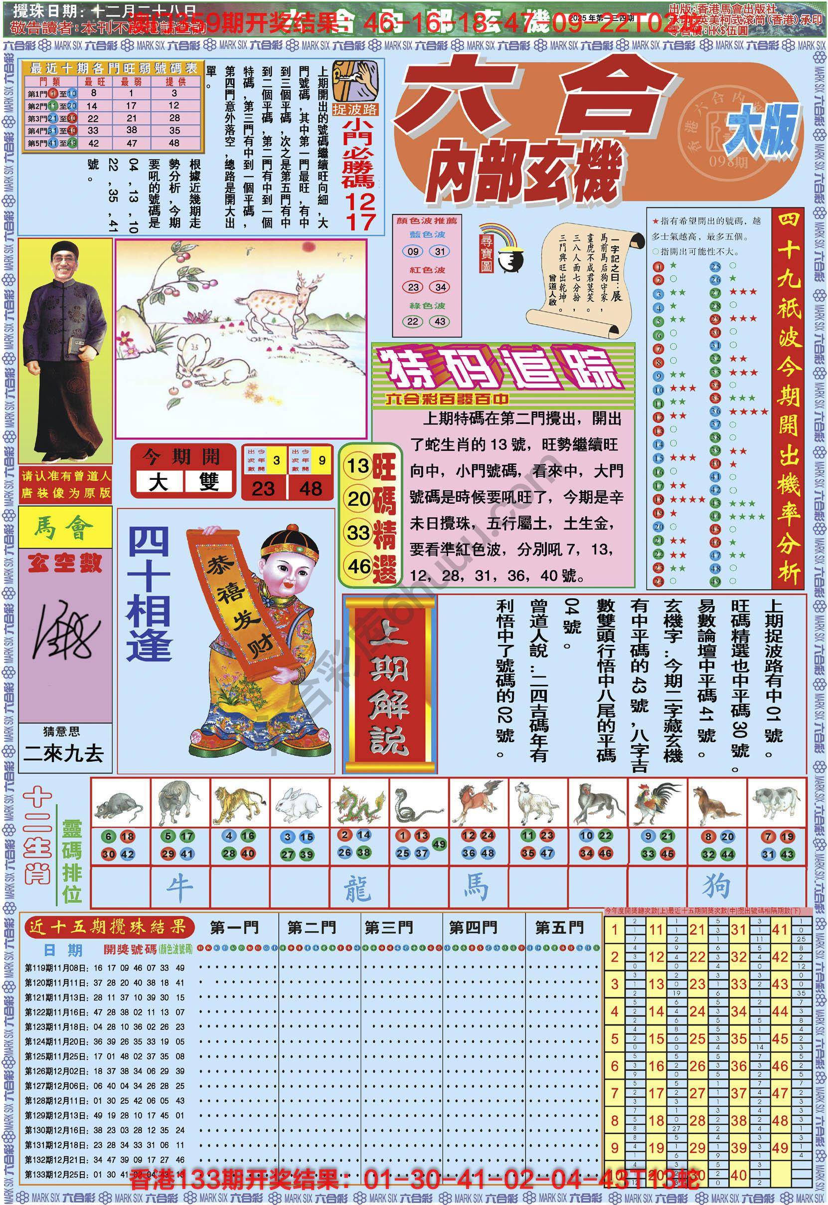 六合内部玄机