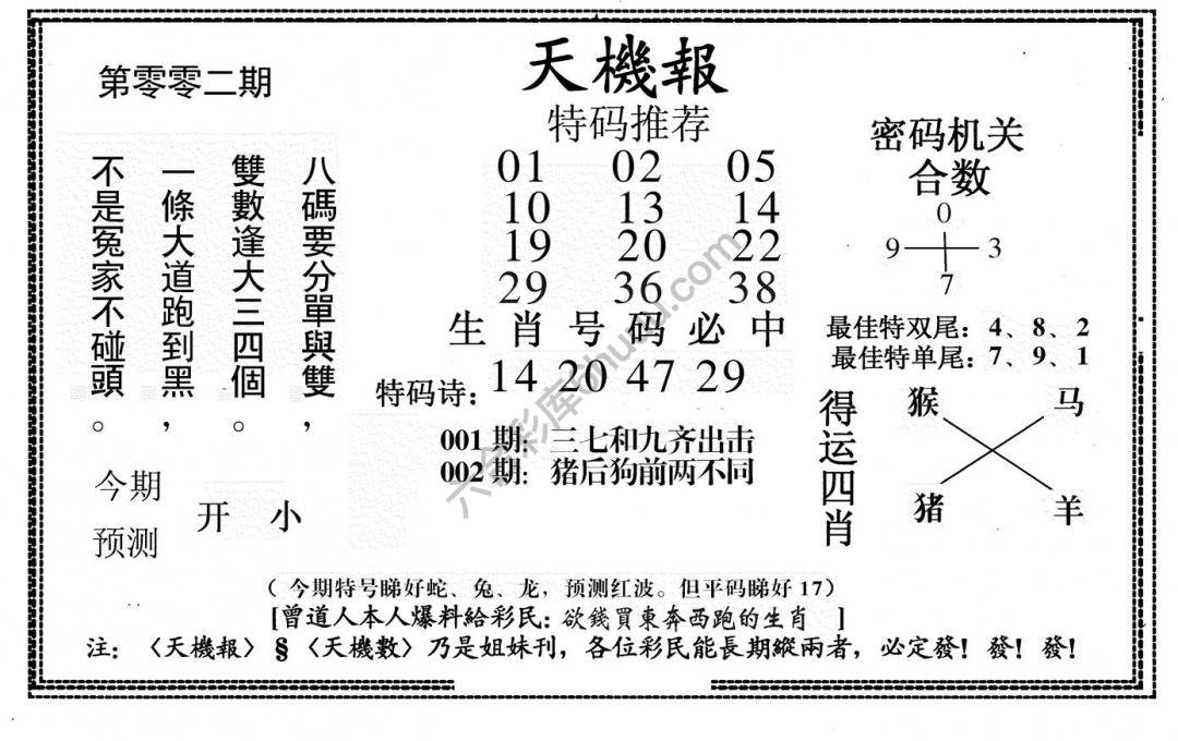天机报