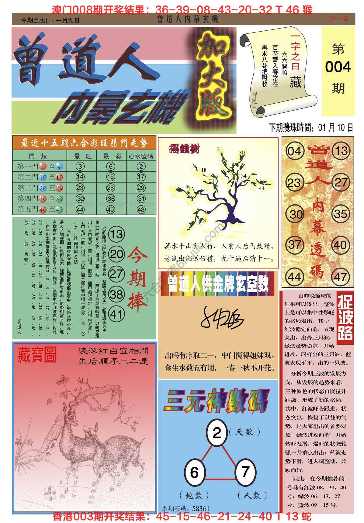 曾道人内幕玄机（加大版）