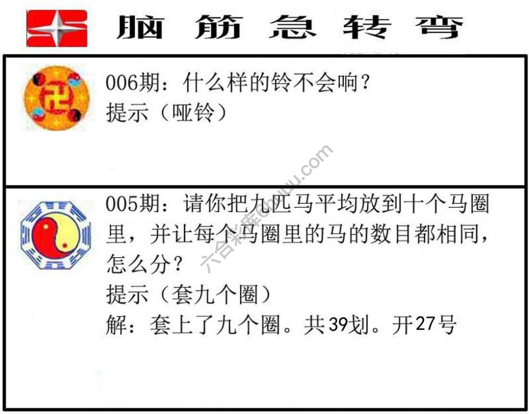 脑筋急转弯