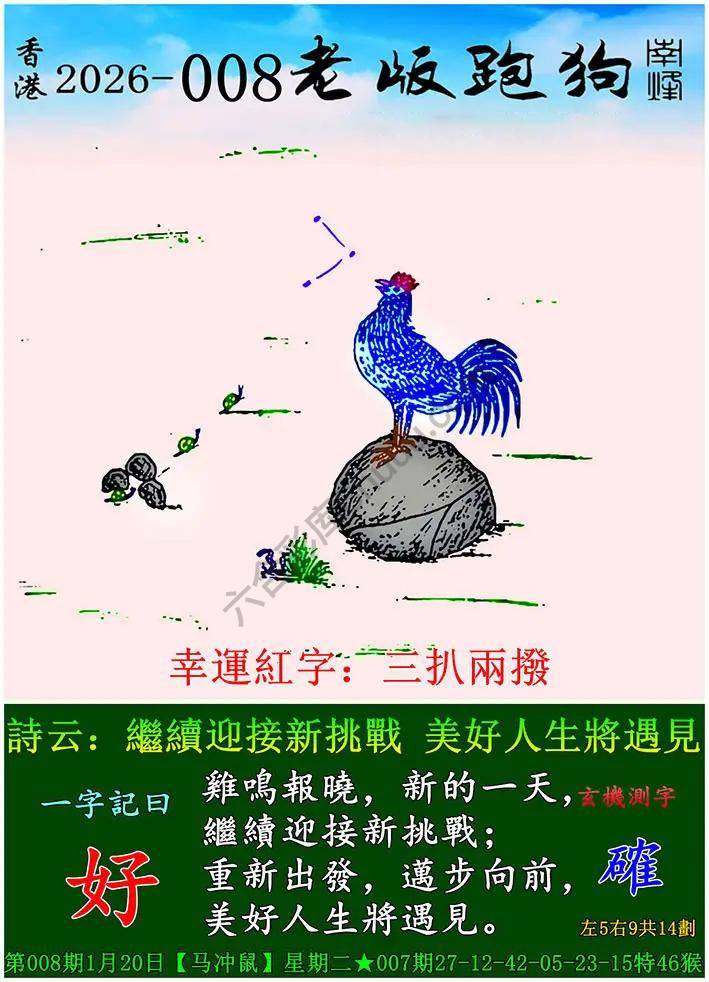老版跑狗图