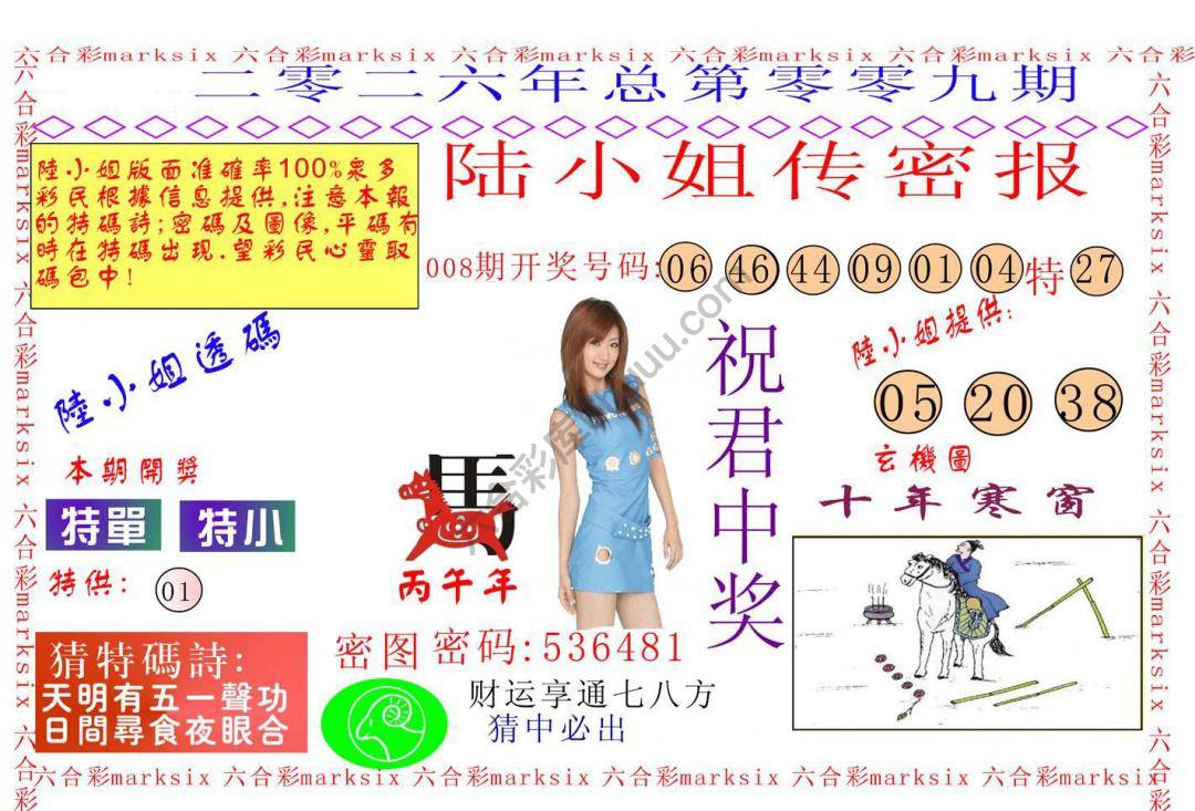陆小姐传密