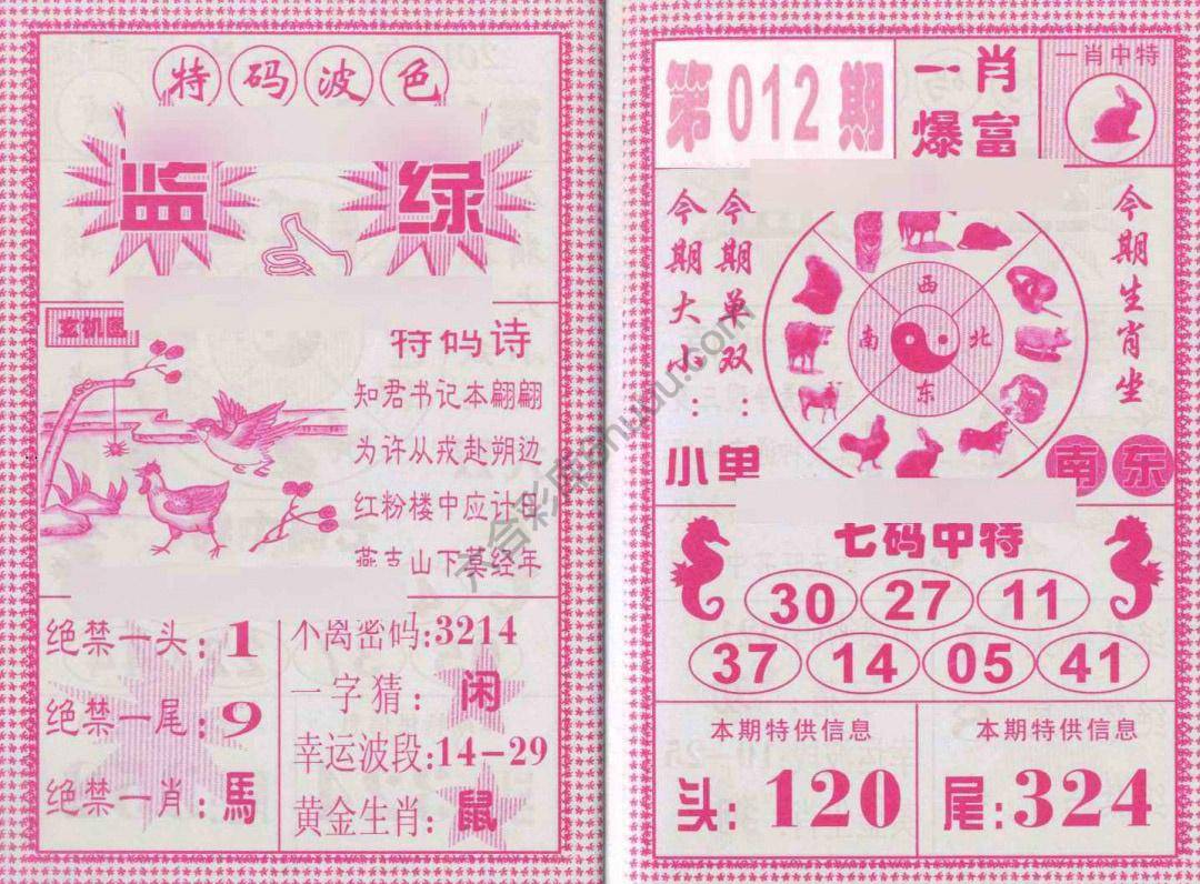 一肖爆富