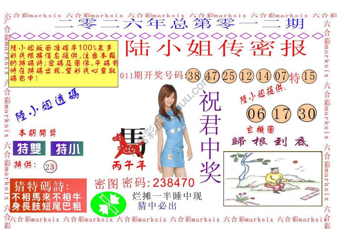 陆小姐传密
