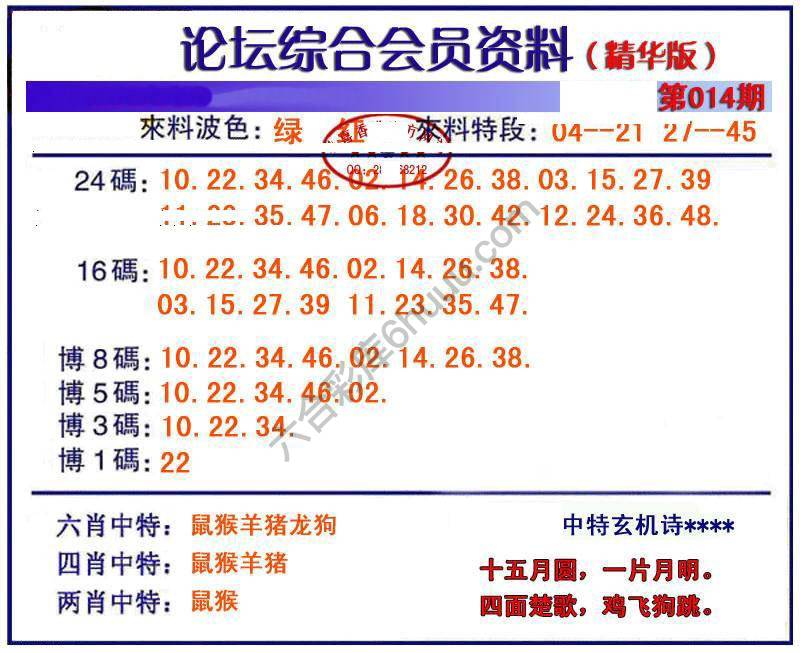 综合会员资料
