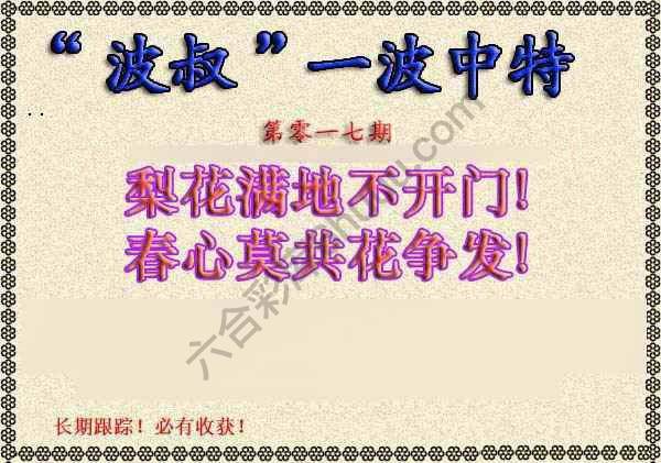 波叔一波中特