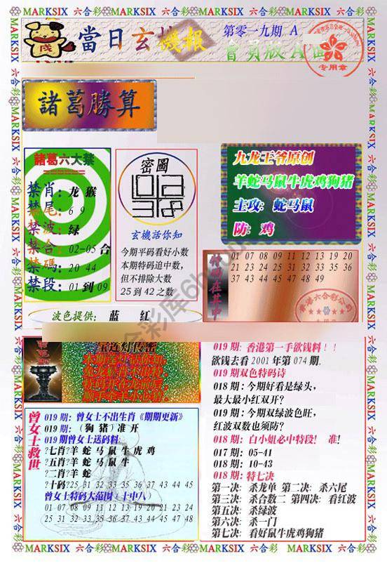 当日玄机报