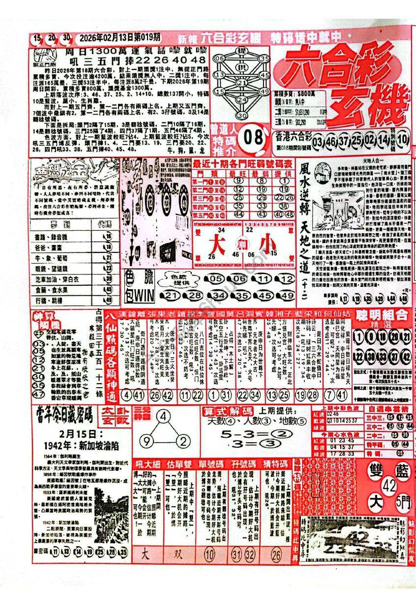 六合彩玄机