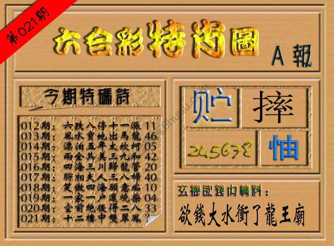 六合彩特肖图