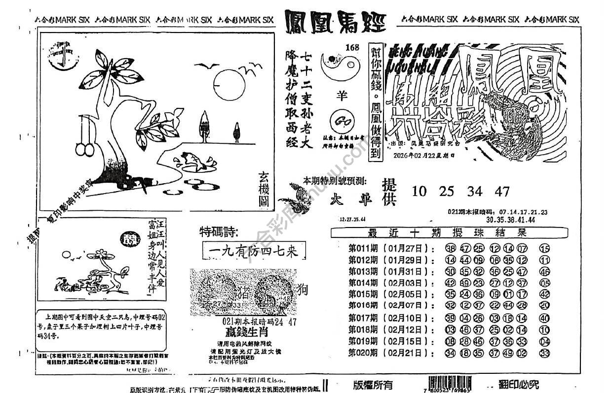 凤凰马经