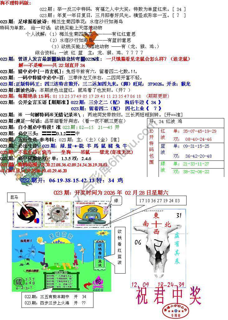 青龙五鬼报