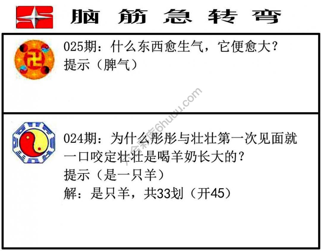 脑筋急转弯