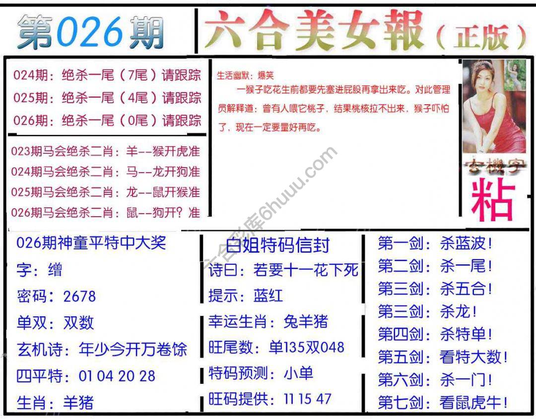 六合美女报