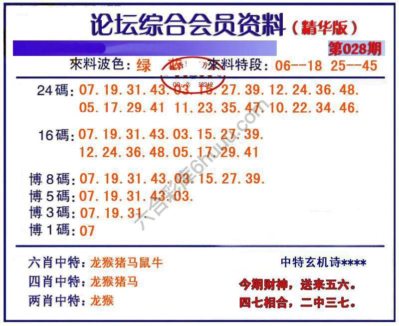 综合会员资料