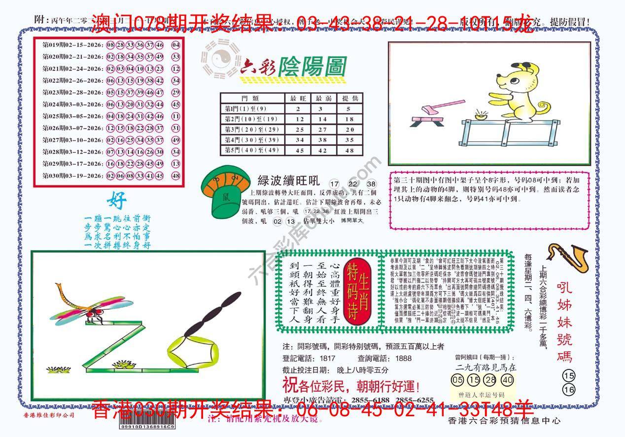 六彩阴阳图