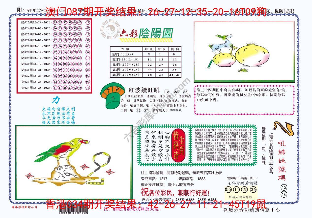 六彩阴阳图
