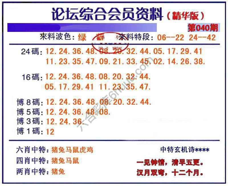综合会员资料